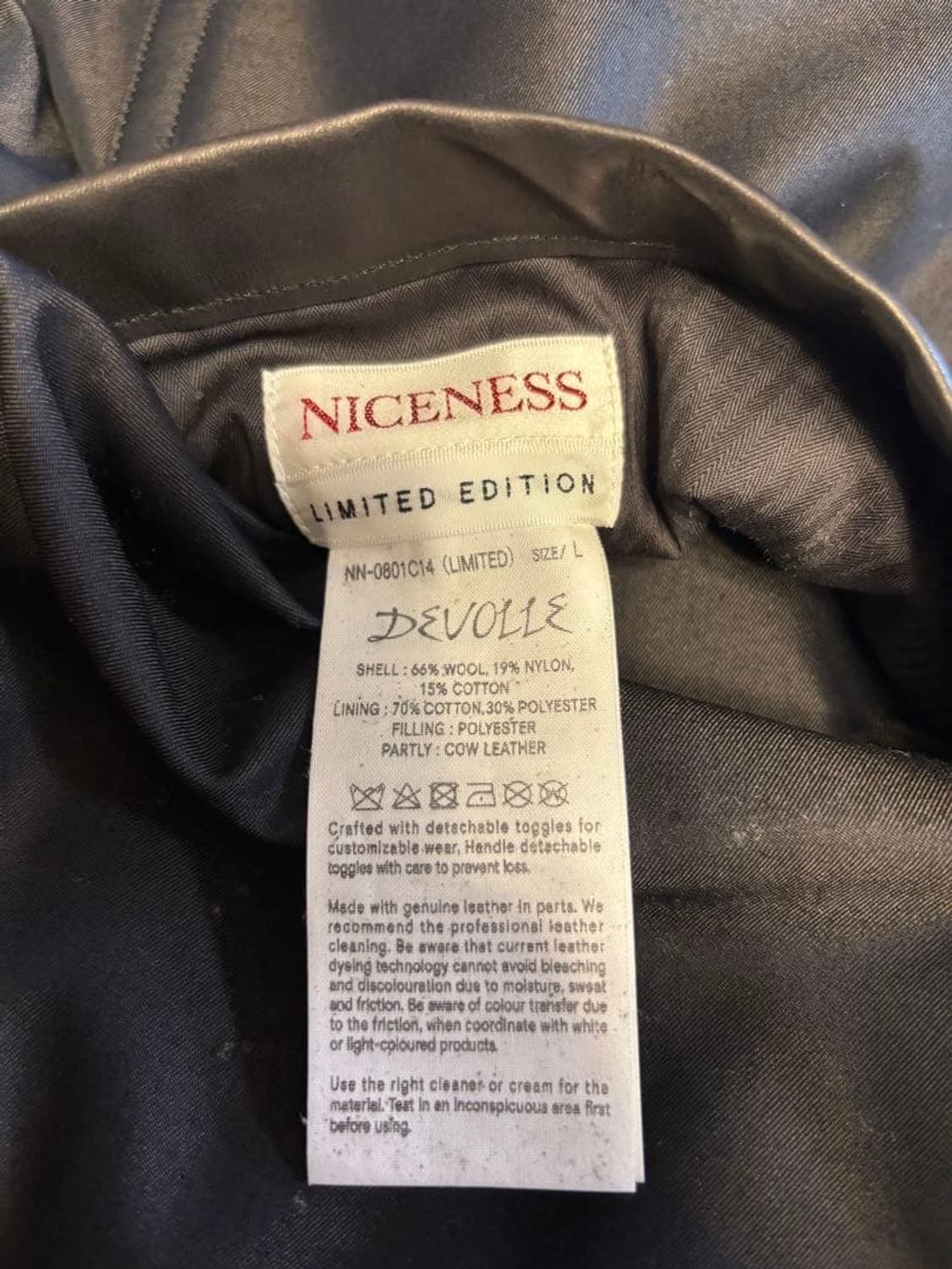 24aw DEVOLLE KASURI DUFFLE COAT 상품이미지5