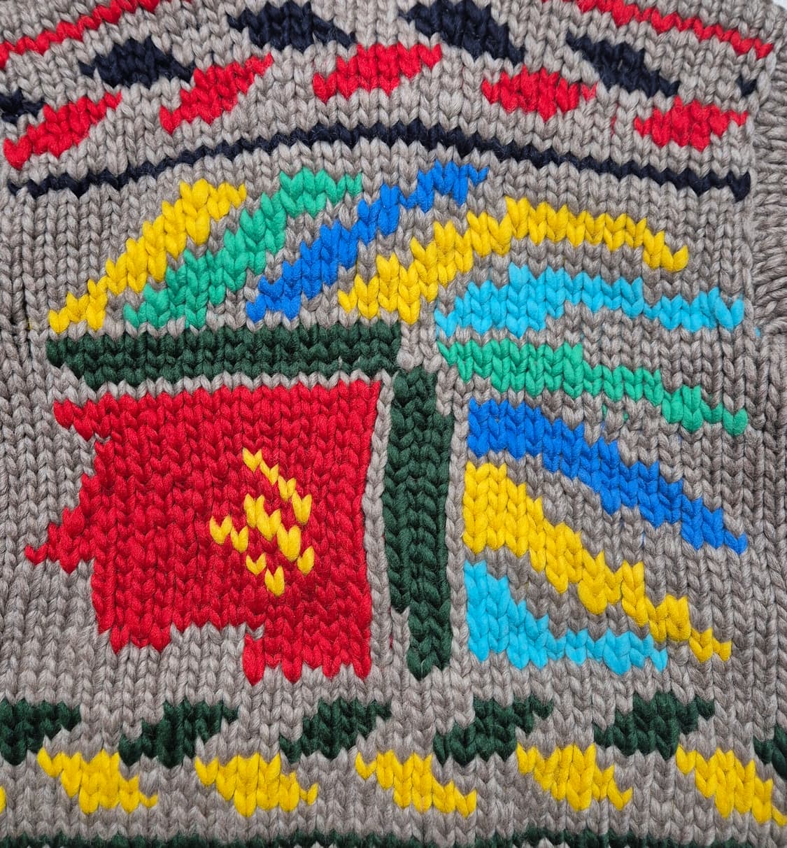 FAB 캐나다 컬러 코위찬 인디언 패턴 헤비울 M 상품이미지2