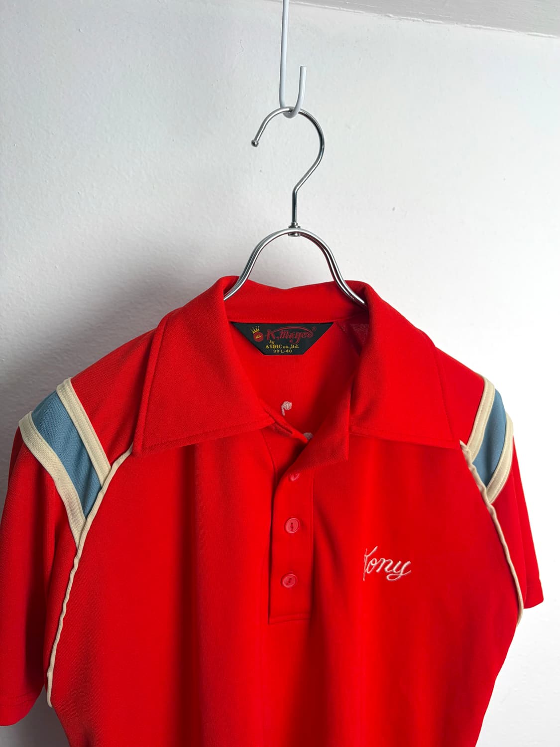 90s 빈티지 아크릴 볼링 pk 셔츠 상품이미지2