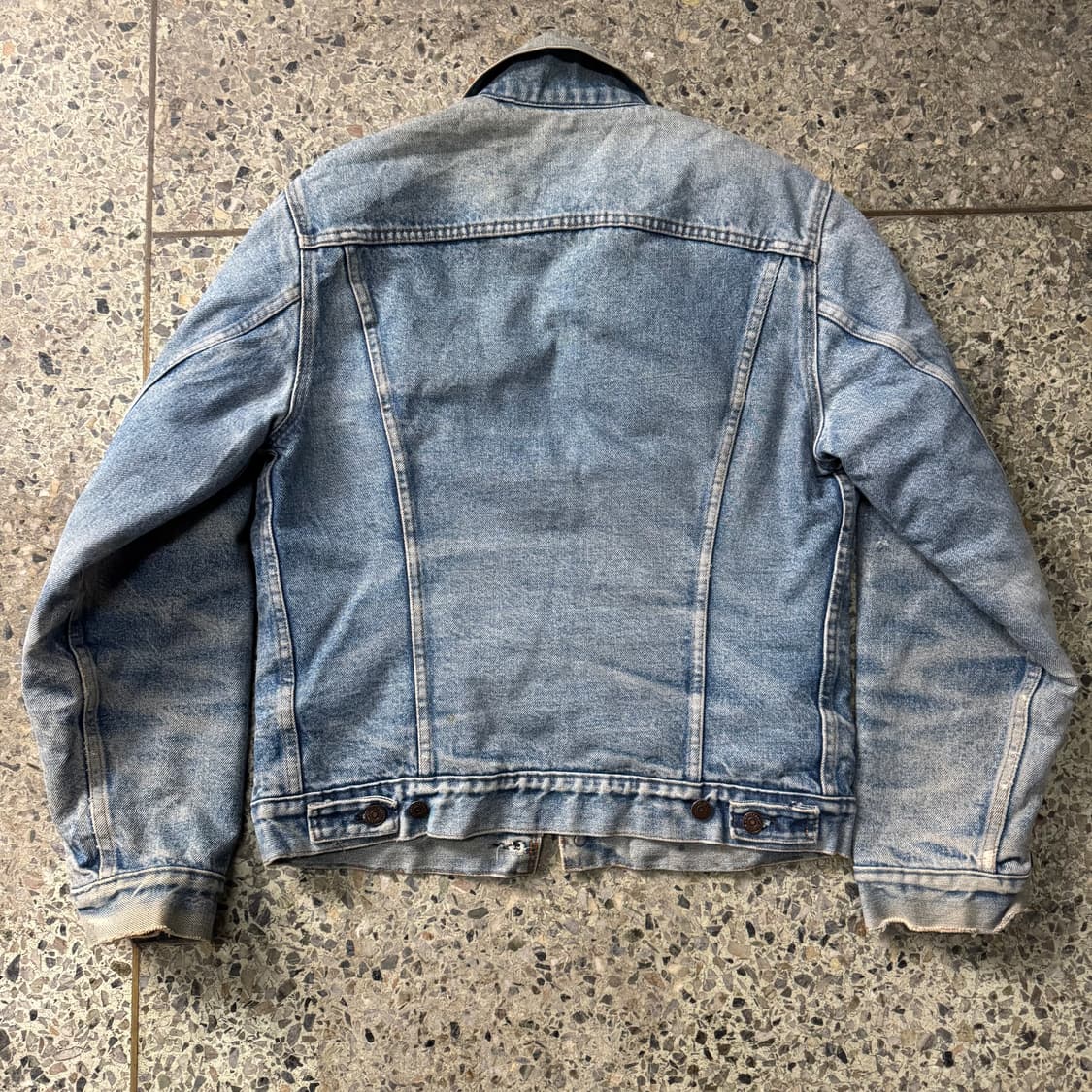 [M] 80s 리바이스 블랭킷 라이너 데님 자켓 상품이미지3