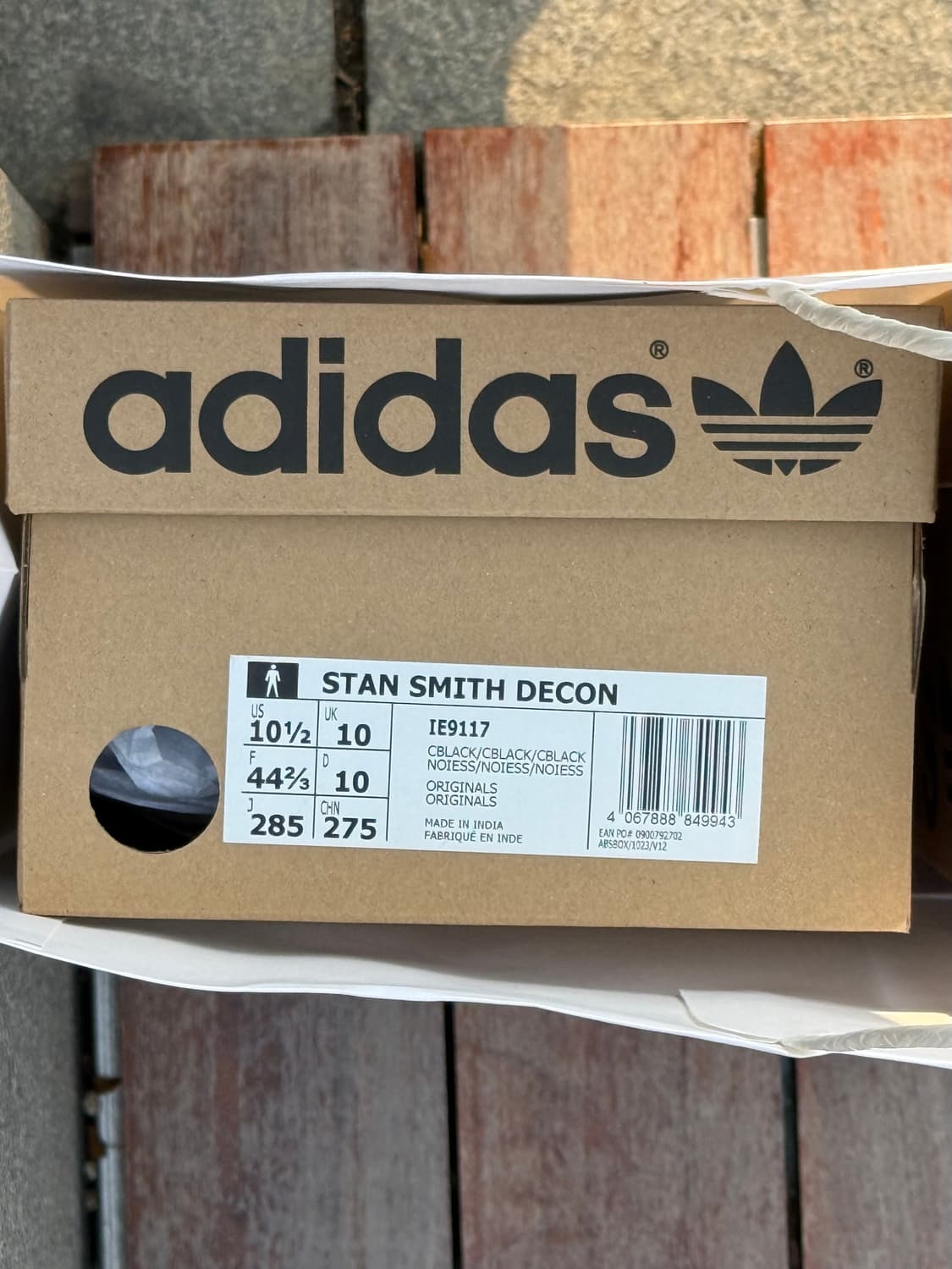 아디다스 스탠스미스 데콘 코어 블랙 285 새상품 상품이미지2