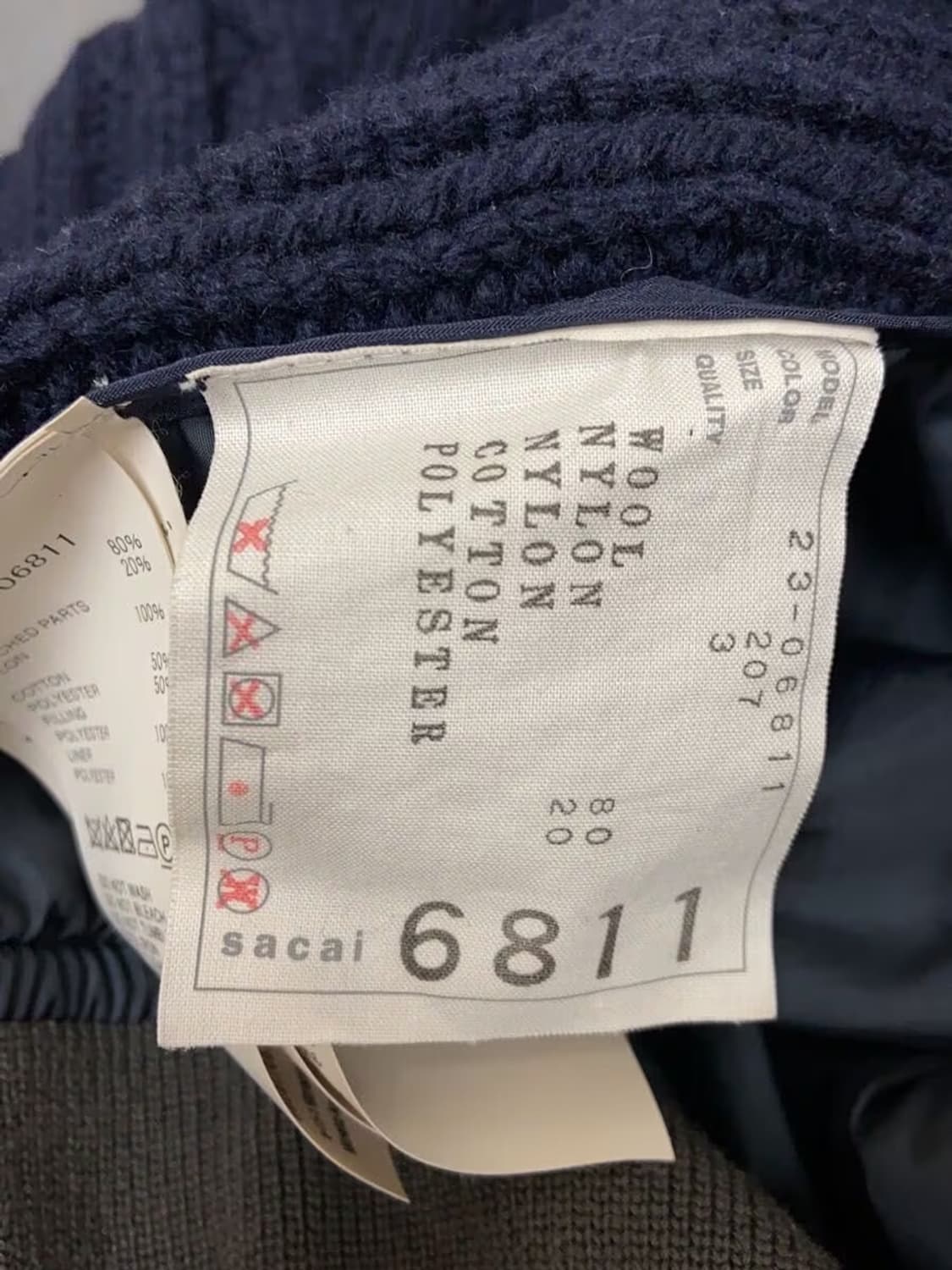 Sacai Nylon Twill Mix Blouson Jacket 상품이미지4