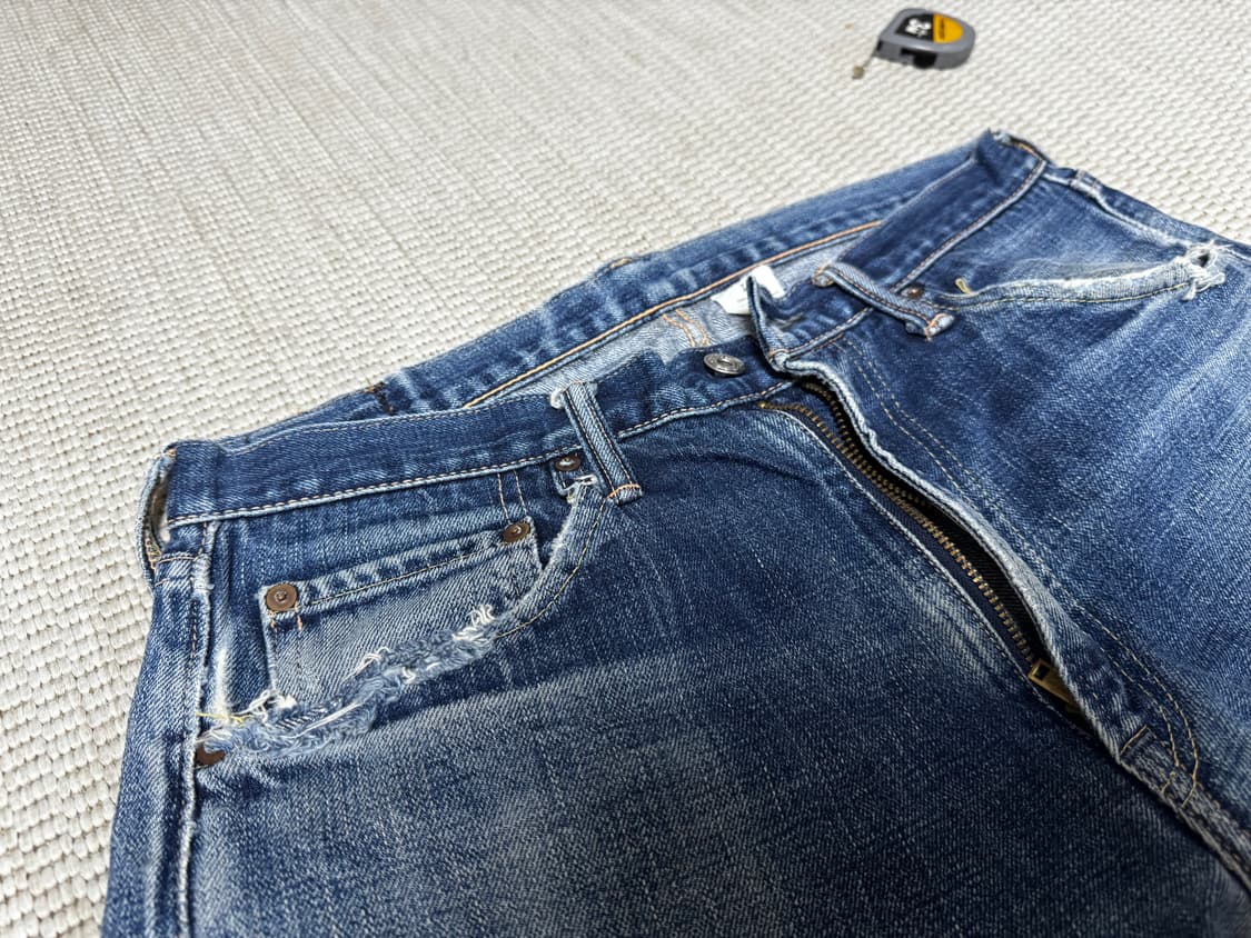 코로나유틸리티 5포켓 데님 판매합니다 rrl 리바이스 levis  상품이미지3