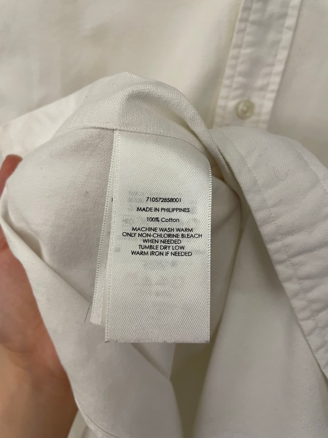 Ralph Lauren 클래식 화이트 옥스포드 셔츠 상품이미지5