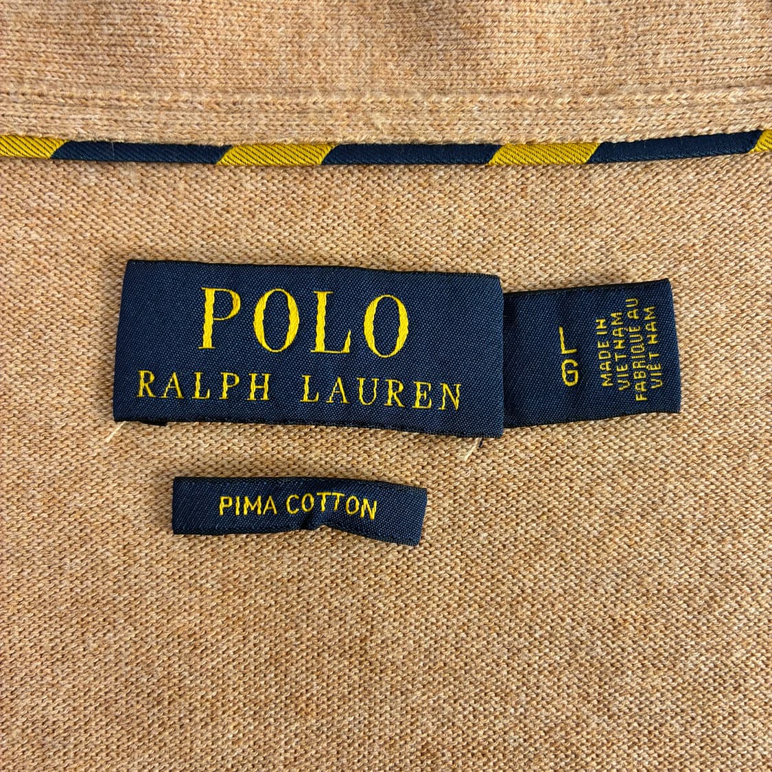 Polo 폴로 랄프로렌 신형 베이지 업 버튼 가디건 상품이미지5