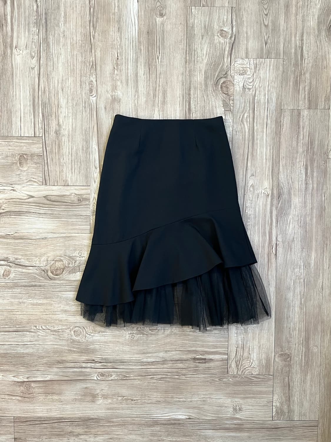 yiBaiDu 언발란스 레이스 스커트 상품이미지1