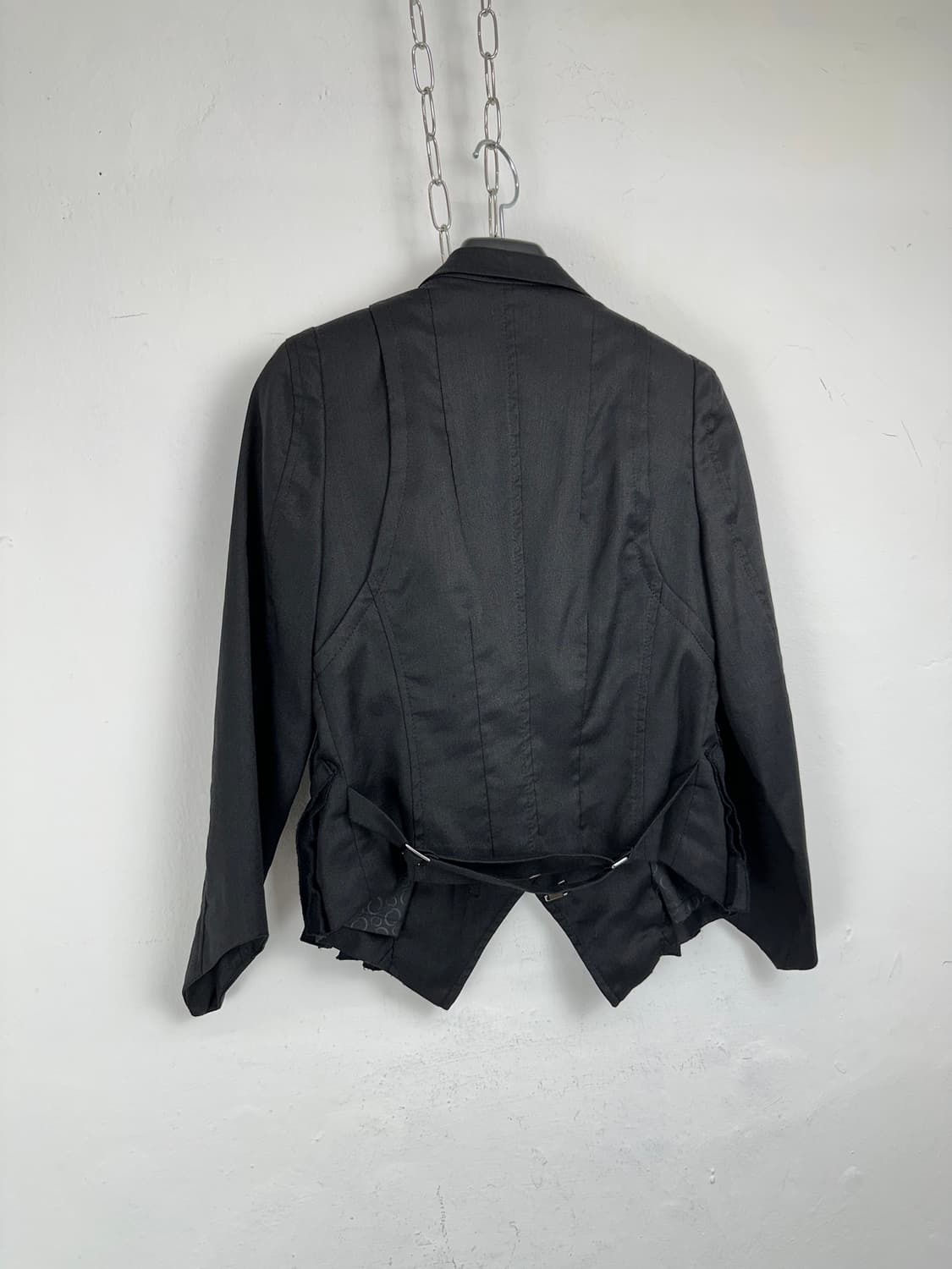 Doho Asymmetric Draped Ruffle Jacket  Do 상품이미지8