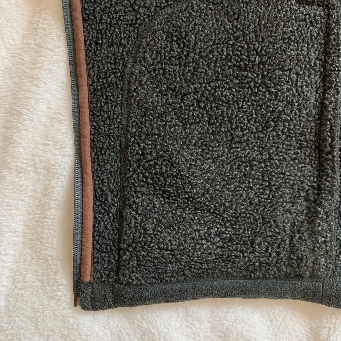 빈티지 FIRST DOWN 양털 안감 플리스 집업 자켓 상품이미지8