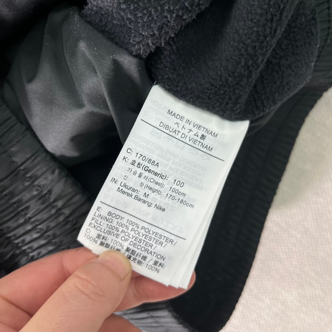 100 나이키 신형 기모 풀집업 푸퍼 경량 자켓 상품이미지5