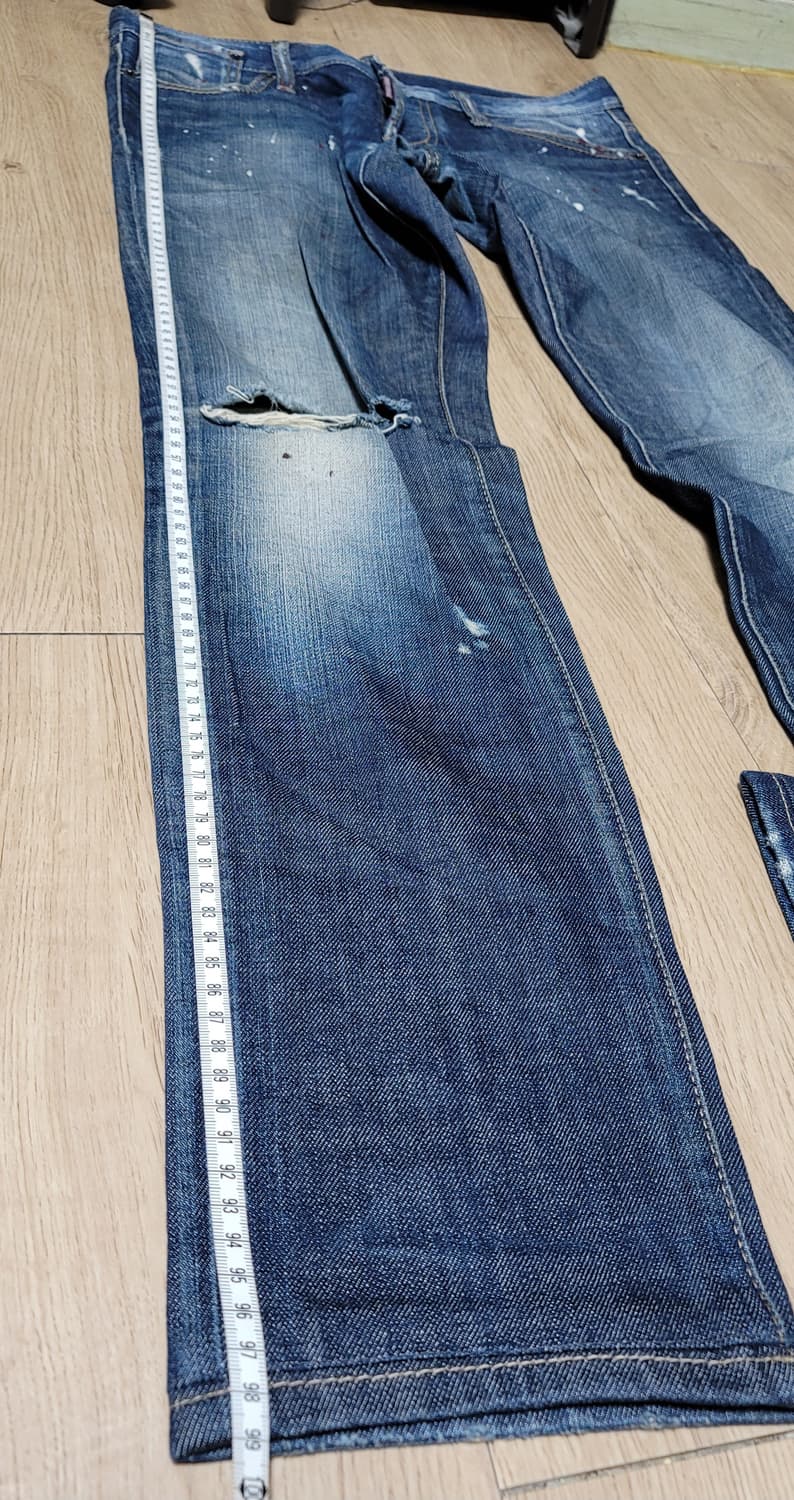 디스퀘어드 올드라벨 페인팅 슬림진 44 상품이미지6