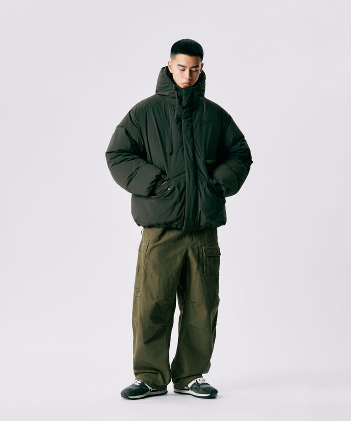 에스피오나지 다이어 후디드 다운 파카 XL  상품이미지8