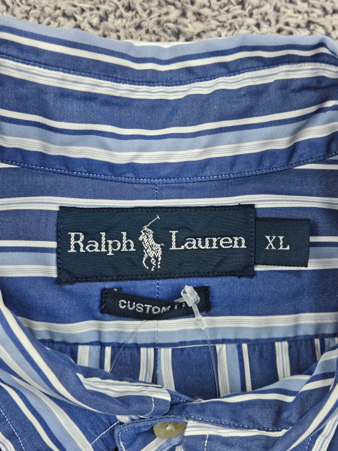 폴로랄프로렌 스트라이프 반팔 셔츠 크롭커스텀 ( XL ) / 11913 상품이미지7