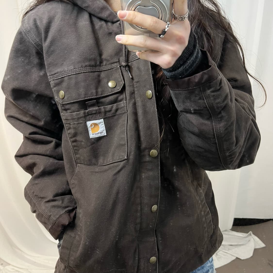 Carhartt Brown Valet Work Jacket 상품이미지3
