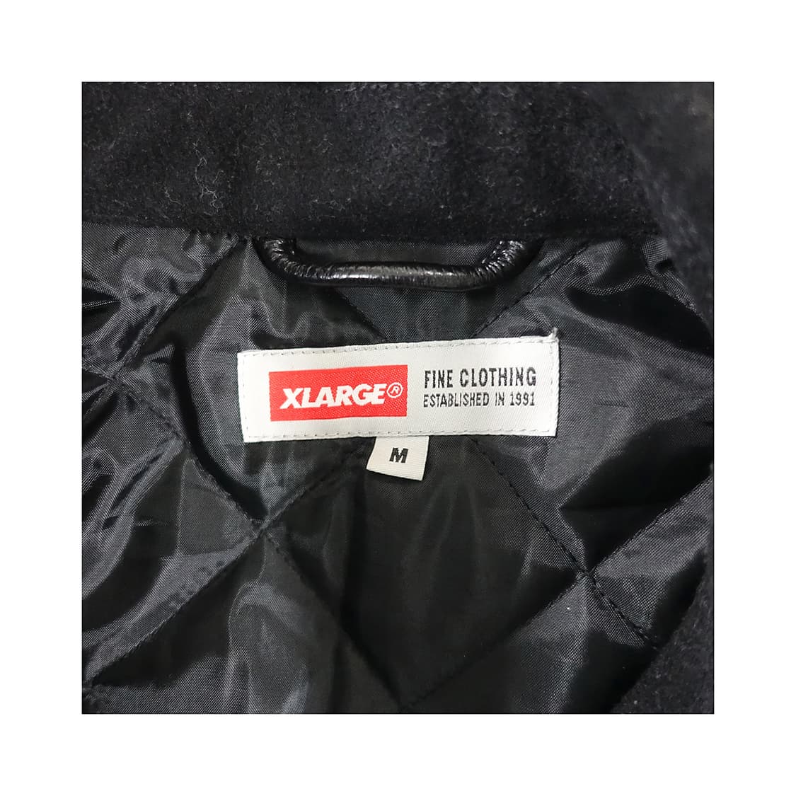 XLARGE엑스라지 멜톤 블랙레터 울 덱 자켓 상품이미지7