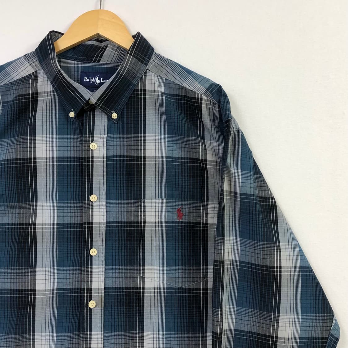 Xxl 폴로 글렌 체크 셔츠 상품이미지1