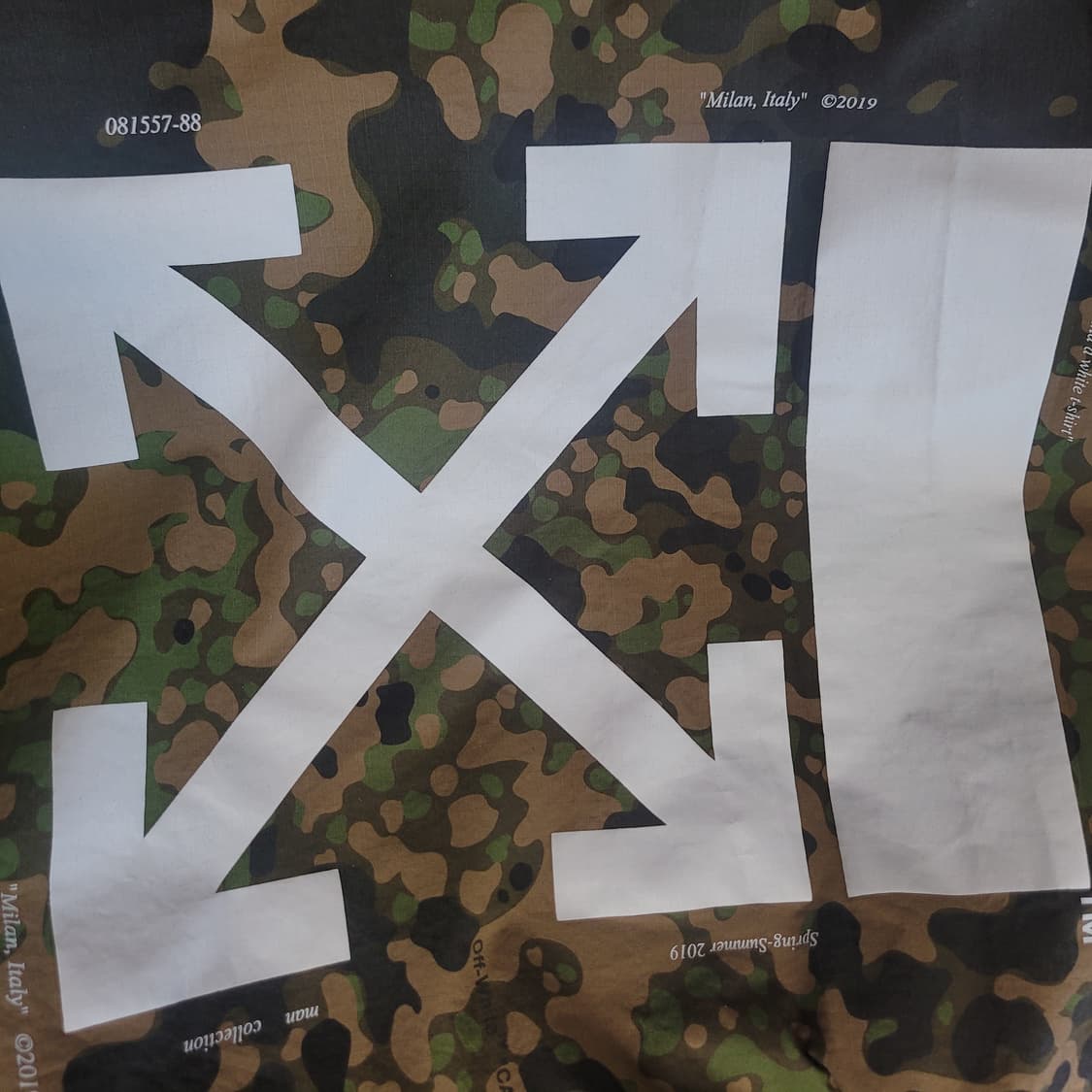 오프화이트 ape 카모 자켓 XXL 상품이미지9