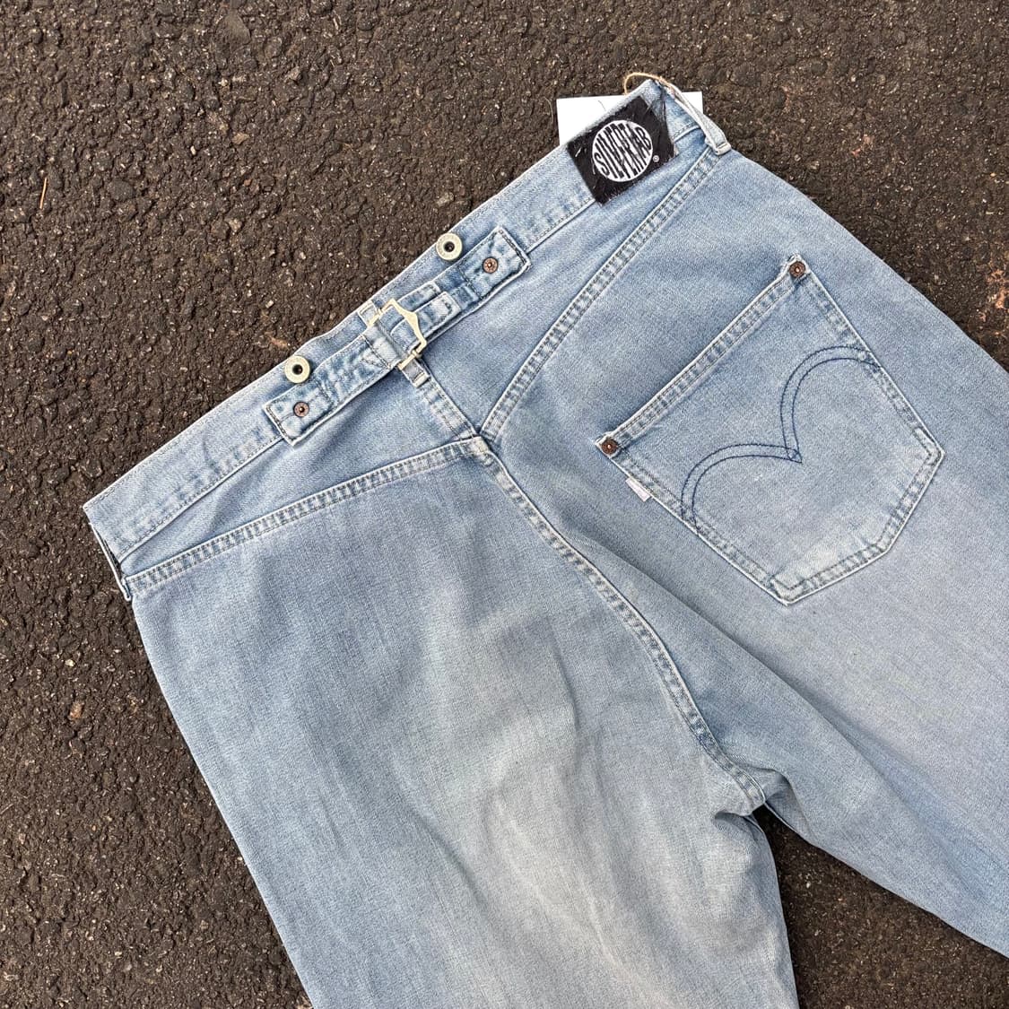 90년대 일본 리바이스 실버탭 신치백 데님 팬츠 상품이미지9