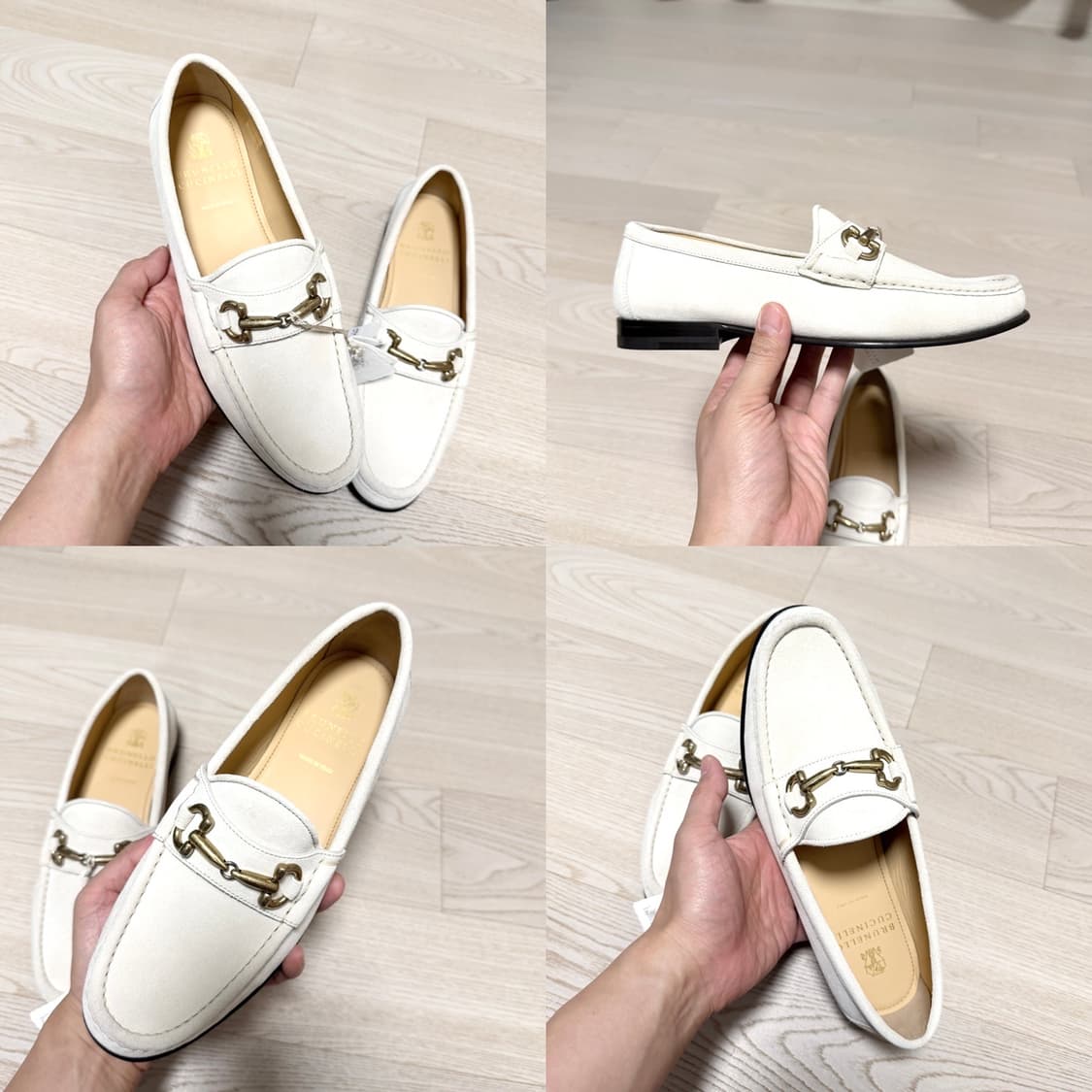 브루넬로 쿠치넬리 / 홀스빗 스웨이드 로퍼 / 40 (새상품) 상품이미지3