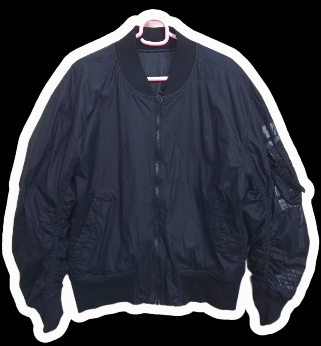 남66 나이키 에어포스 리버시블 양면 자켓 바람막이 상품이미지6