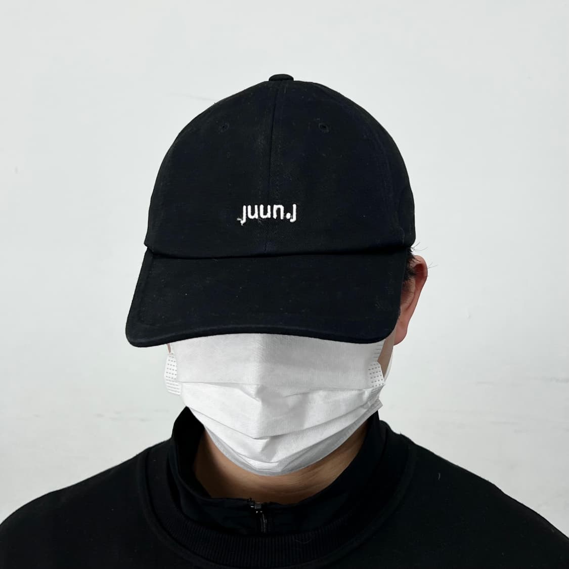 준지 로고 볼캡 블랙 상품이미지2