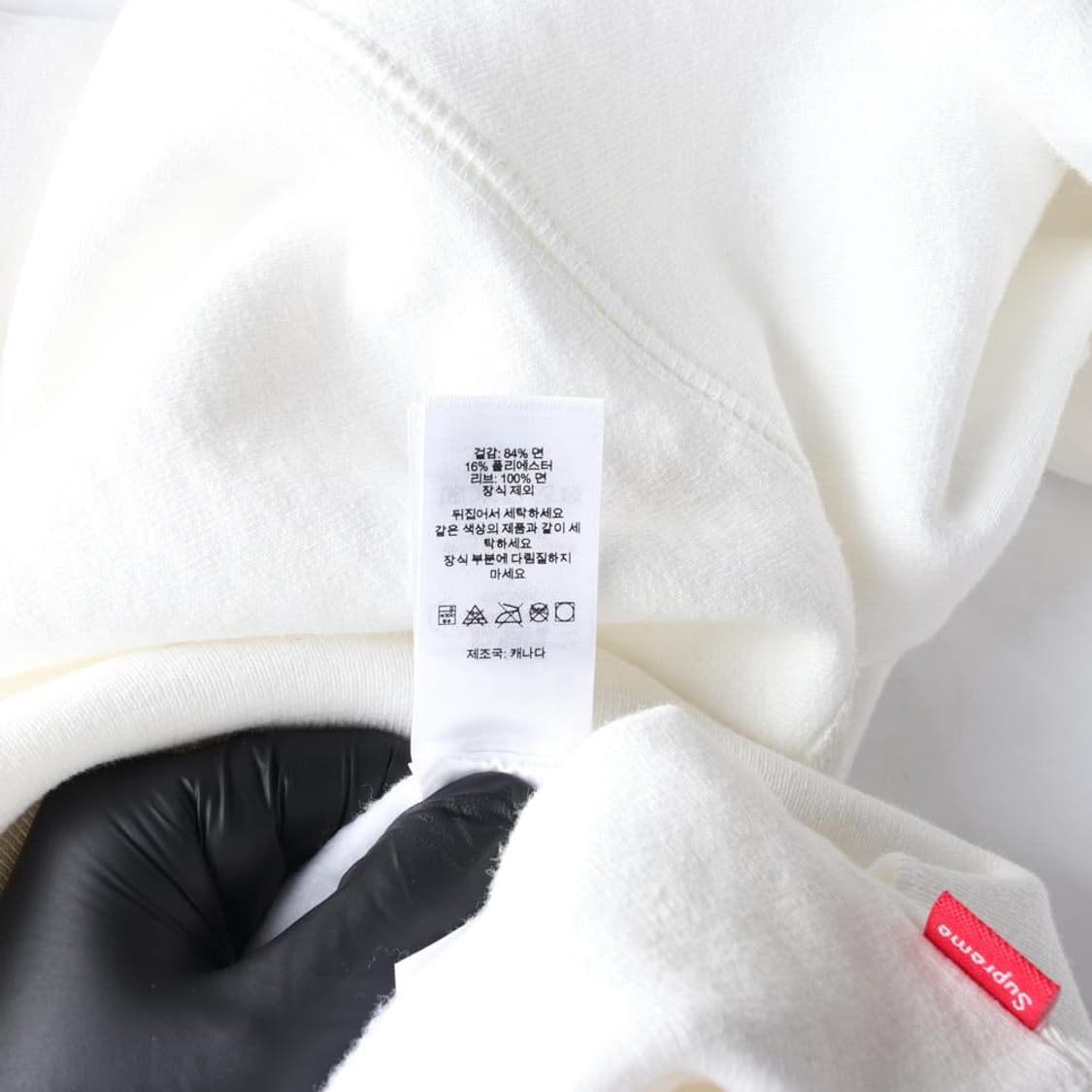 [S]슈프림 23FW 화이트 박스로고 후드티 후디 스웨트셔츠
 상품이미지6