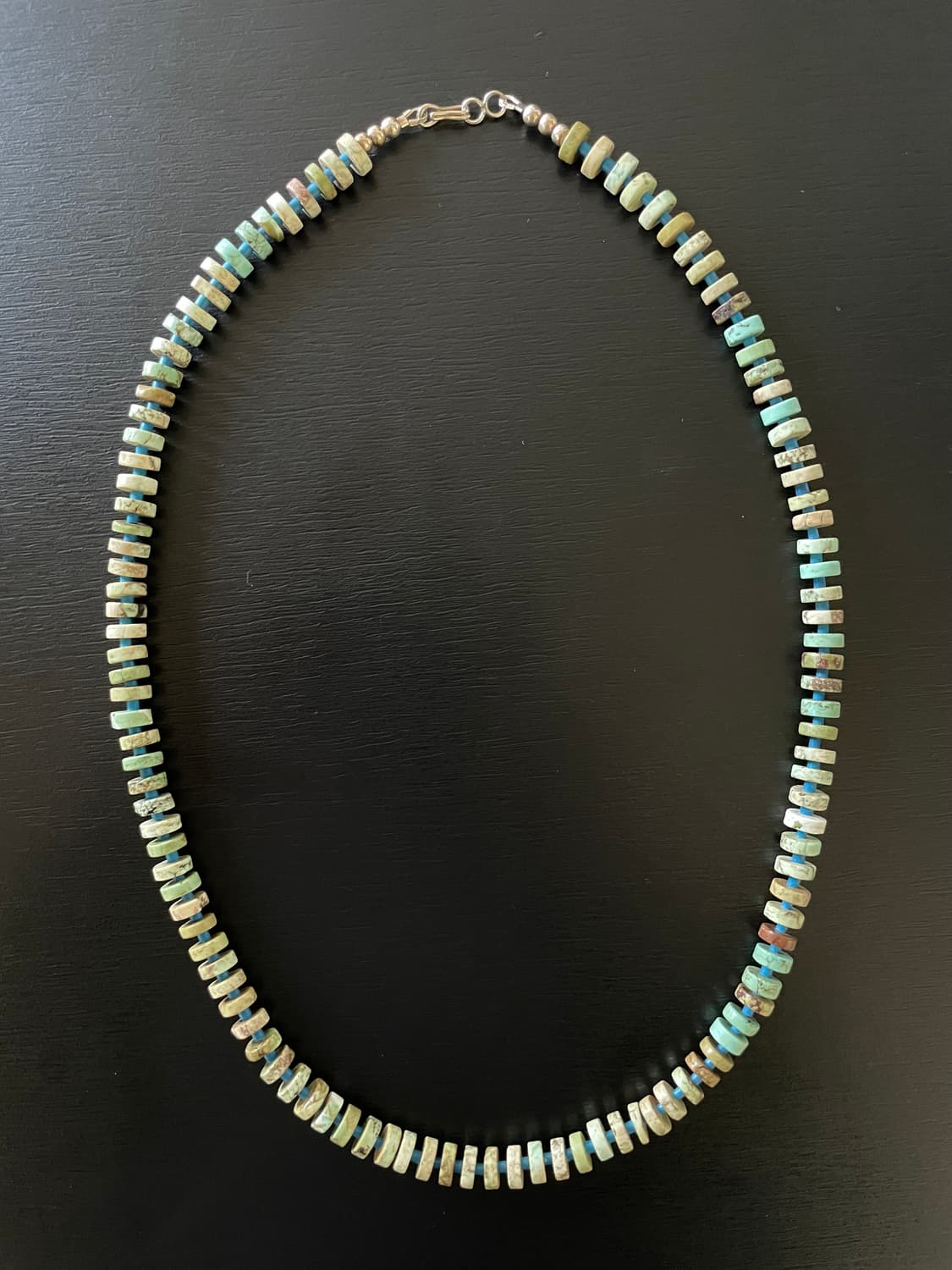 오리지널 나바호 터키석 925실버 목걸이 상품이미지1