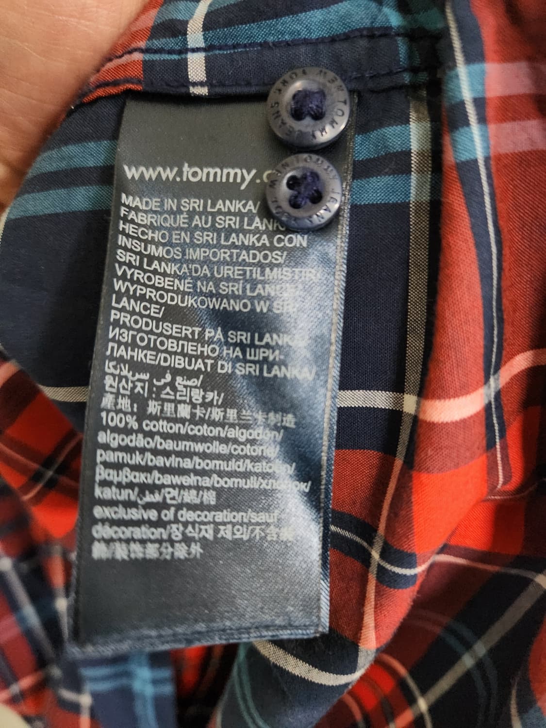 타미진 체크 남방 S 상품이미지6