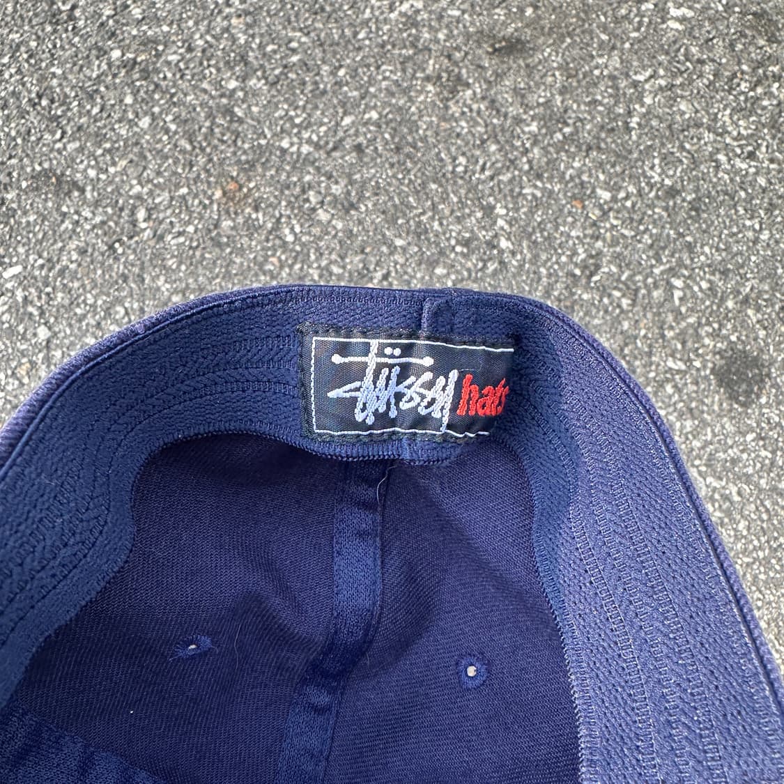 vintage 00's stussy shadow man cap 상품이미지4