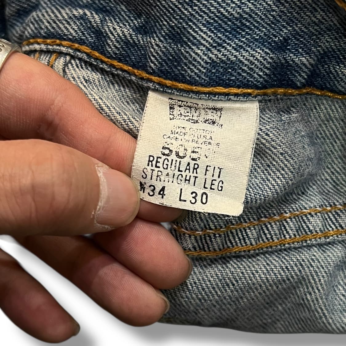  USA 리바이스 505 데님팬츠 y13951 상품이미지8