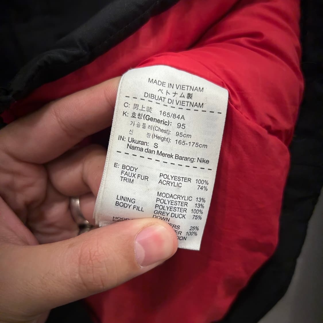 조던 덕다운 자수로고 후디드 야상 패딩 자켓 상품이미지4