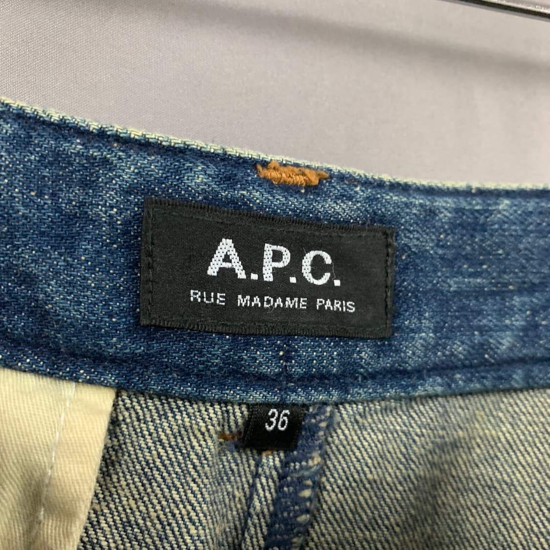 36 A.P.C. 아페쎄 A라인 데님 스커트 청치마 상품이미지4