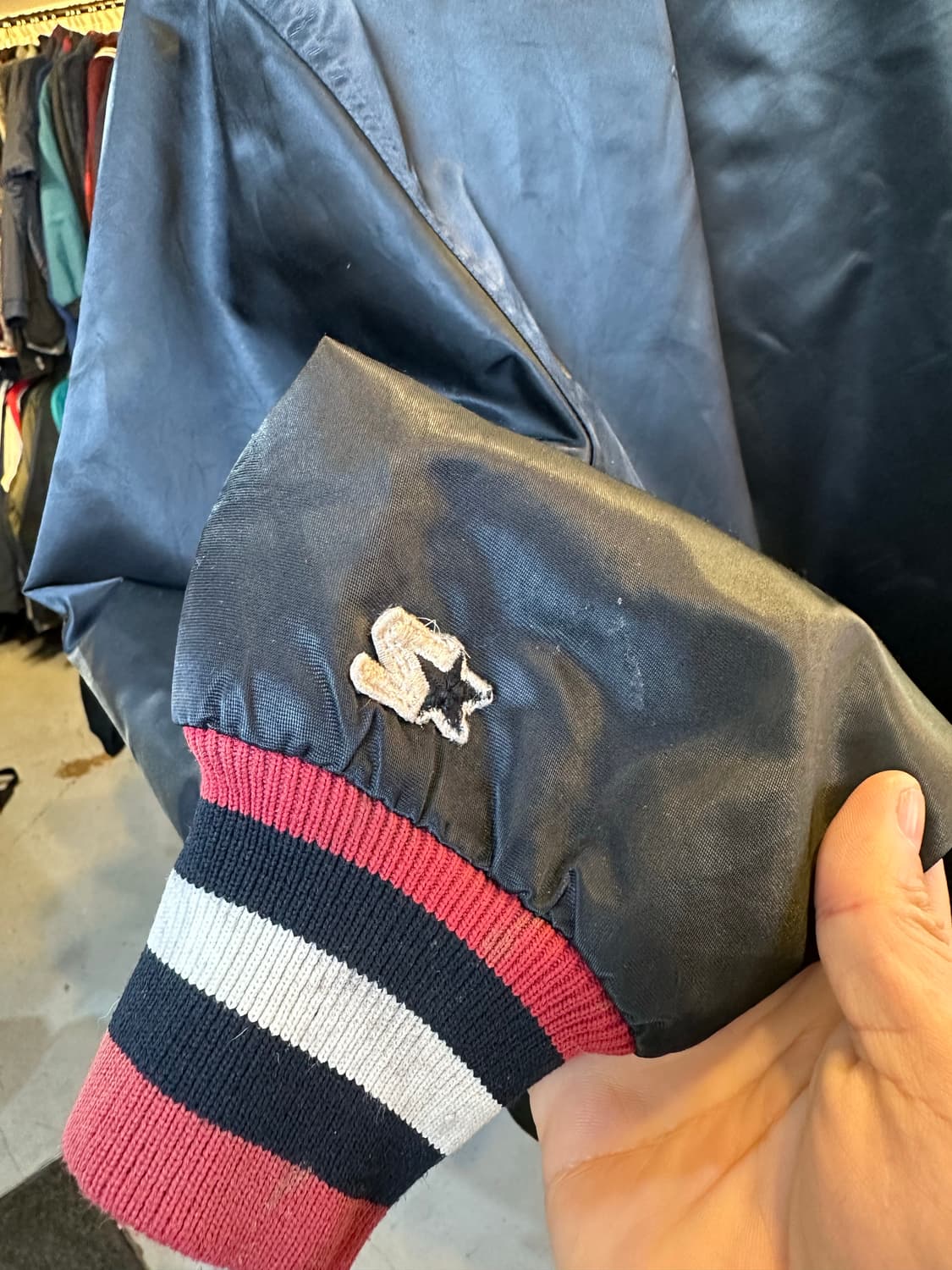 90s 스타터 캐롤라이나 나일론 바시티 자켓 made in usa 상품이미지9