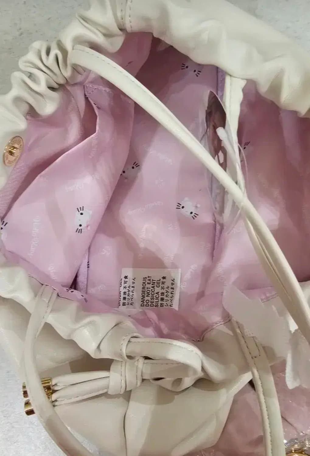 헬로키티 앙쥬샤르므 가방 아이보리 일본 새상품 상품이미지2