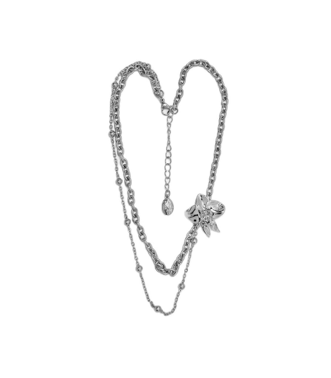 [Kashiko × SENTIMETS]Orchid Necklace 상품이미지1