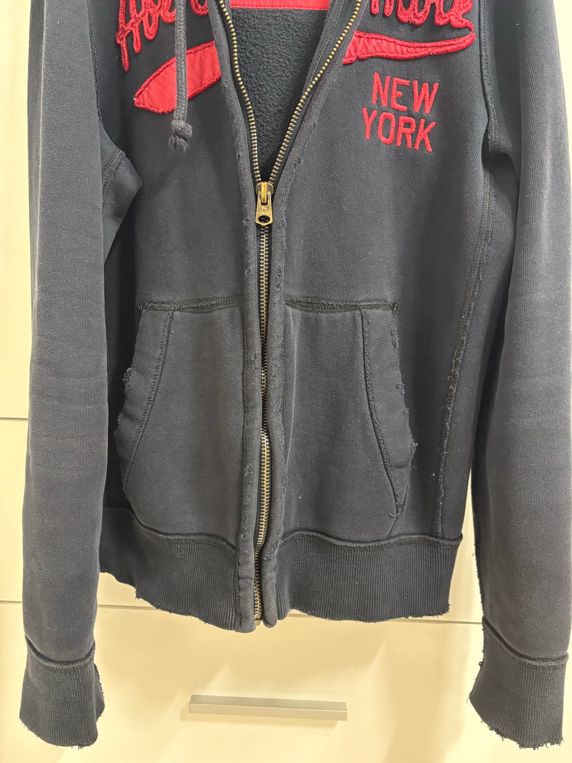 아베크롬비 네이비 후드집업 M 상품이미지2