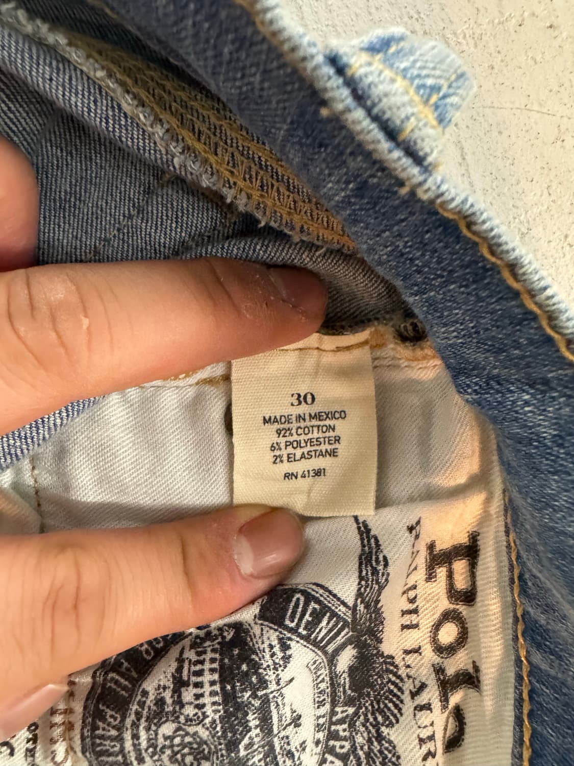 폴로 남성 슬림핏 데님 30 상품이미지6