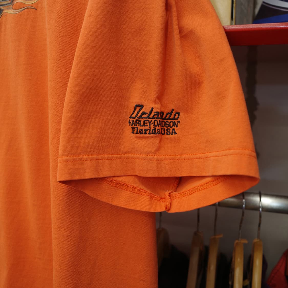 2000's HarleyDavidson Flame Logo T-shirt 상품이미지3