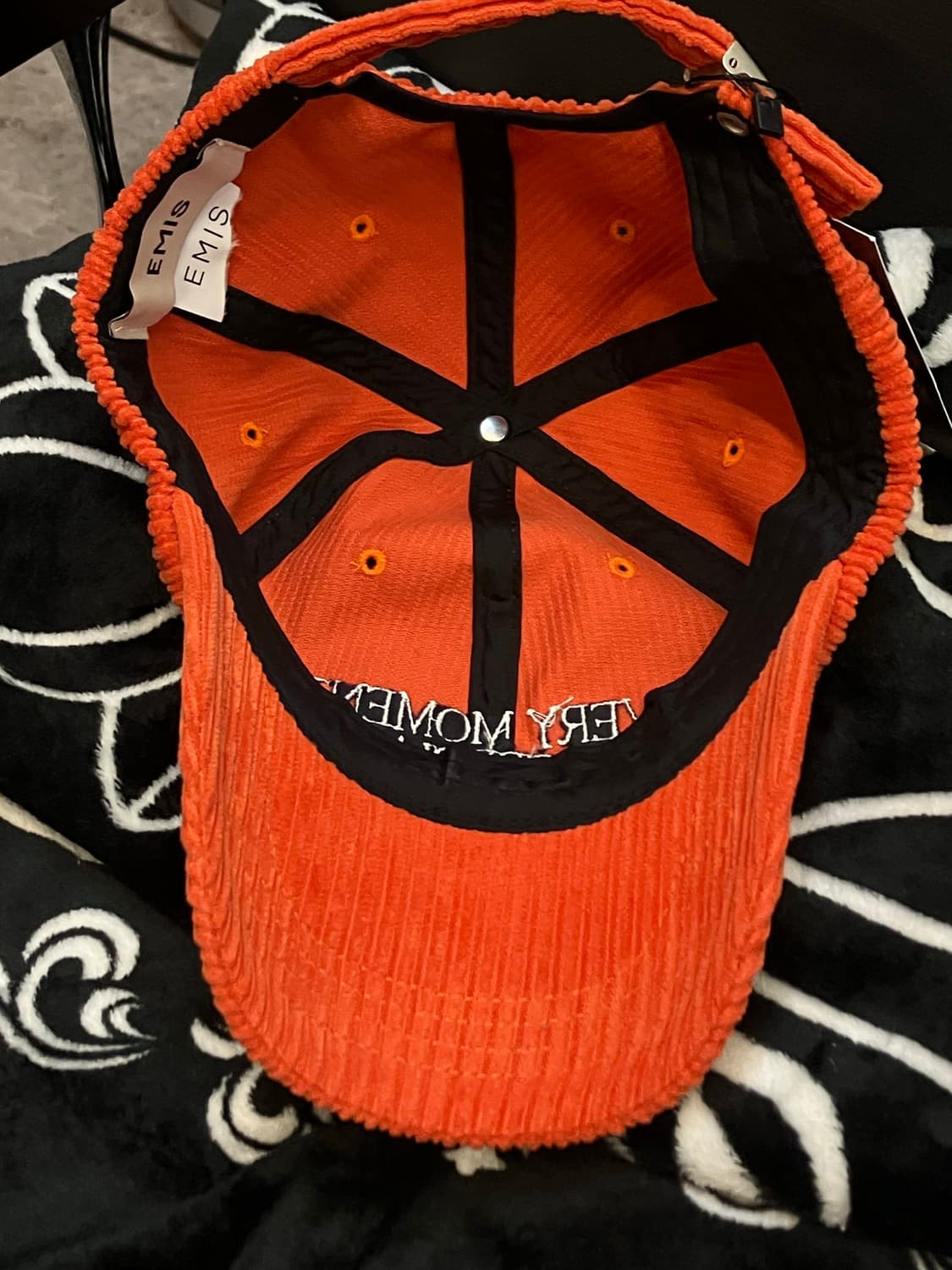 이미스 코듀로이 볼캡 오렌지 #csz2941 상품이미지2