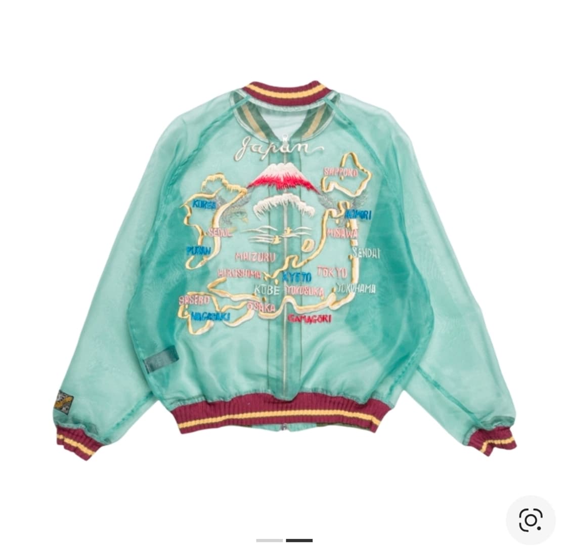 캐피탈 시어 거즈 모스키토 가드 수베니어 자켓 모스 그린 상품이미지2