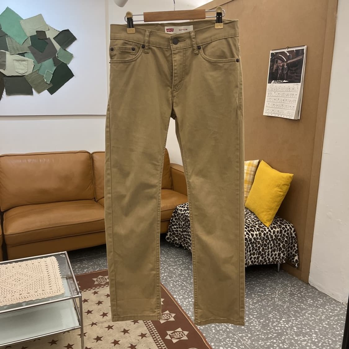 리바이스 511 모던 캐주얼 빈티지 코튼팬츠 면바지 27인치 C10485 상품이미지3