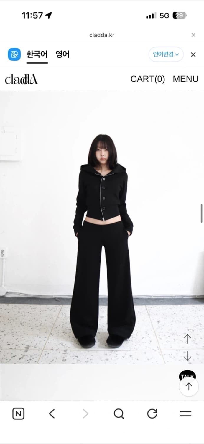 클라따 후드집업 상품이미지2