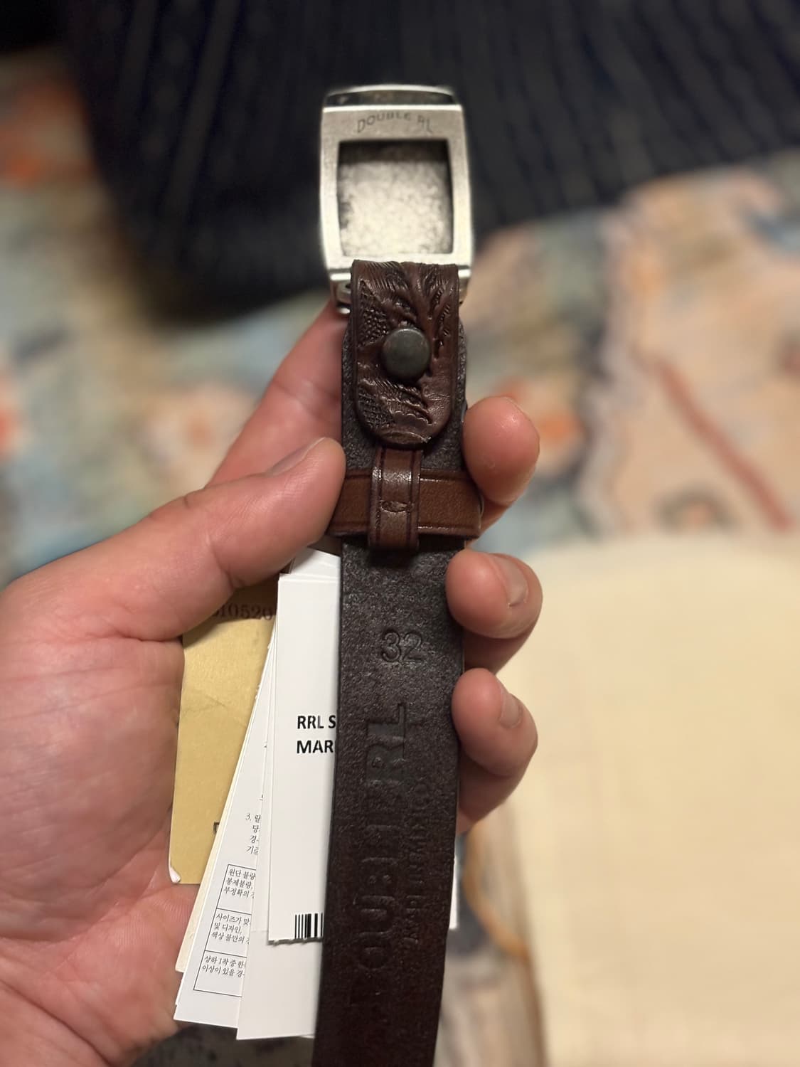 RRL 핸드툴 레더벨트 32사이즈 판매 합니다 상품이미지3