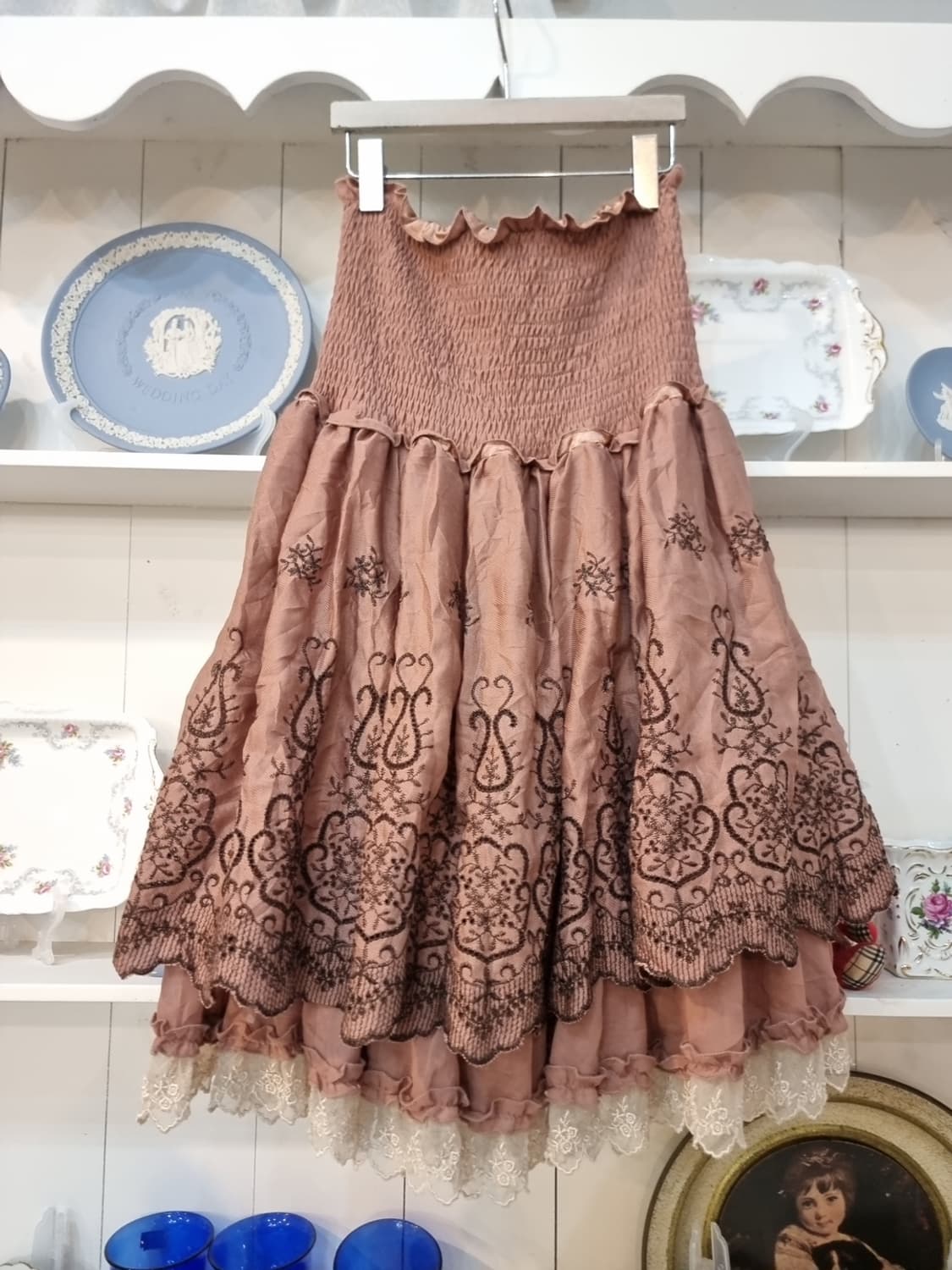 Axes Femme 클래식 코르셋 레이스업 스커트 상품이미지4