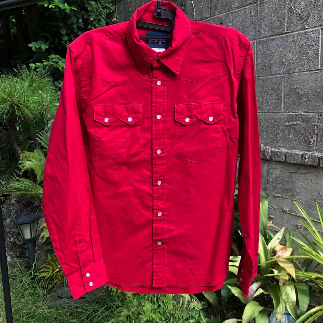 90s WRANGLER 랭글러 웨스턴 체크 셔츠  상품이미지3