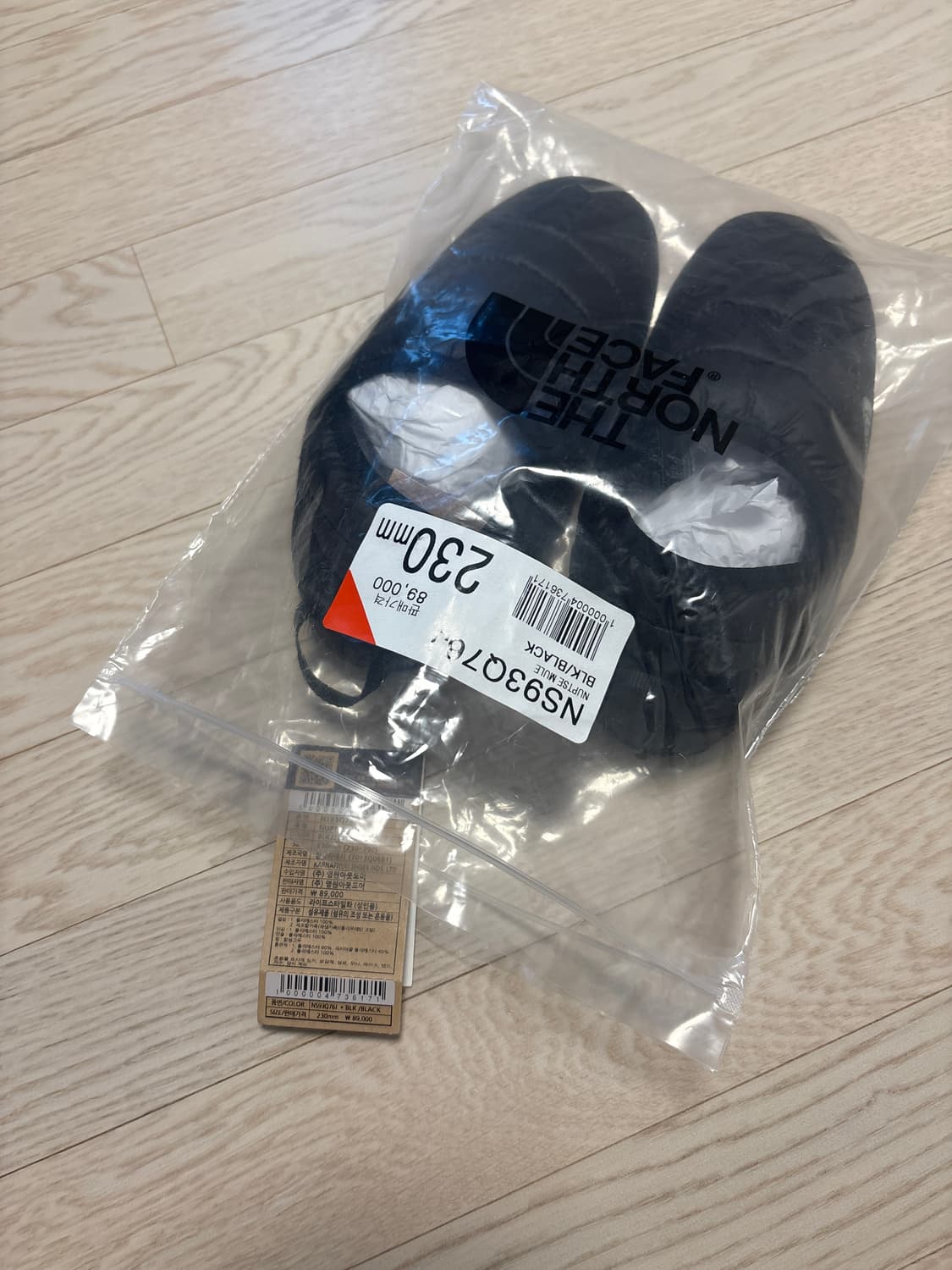 노스페이스 눕시 뮬 그레이 블랙 상품이미지2