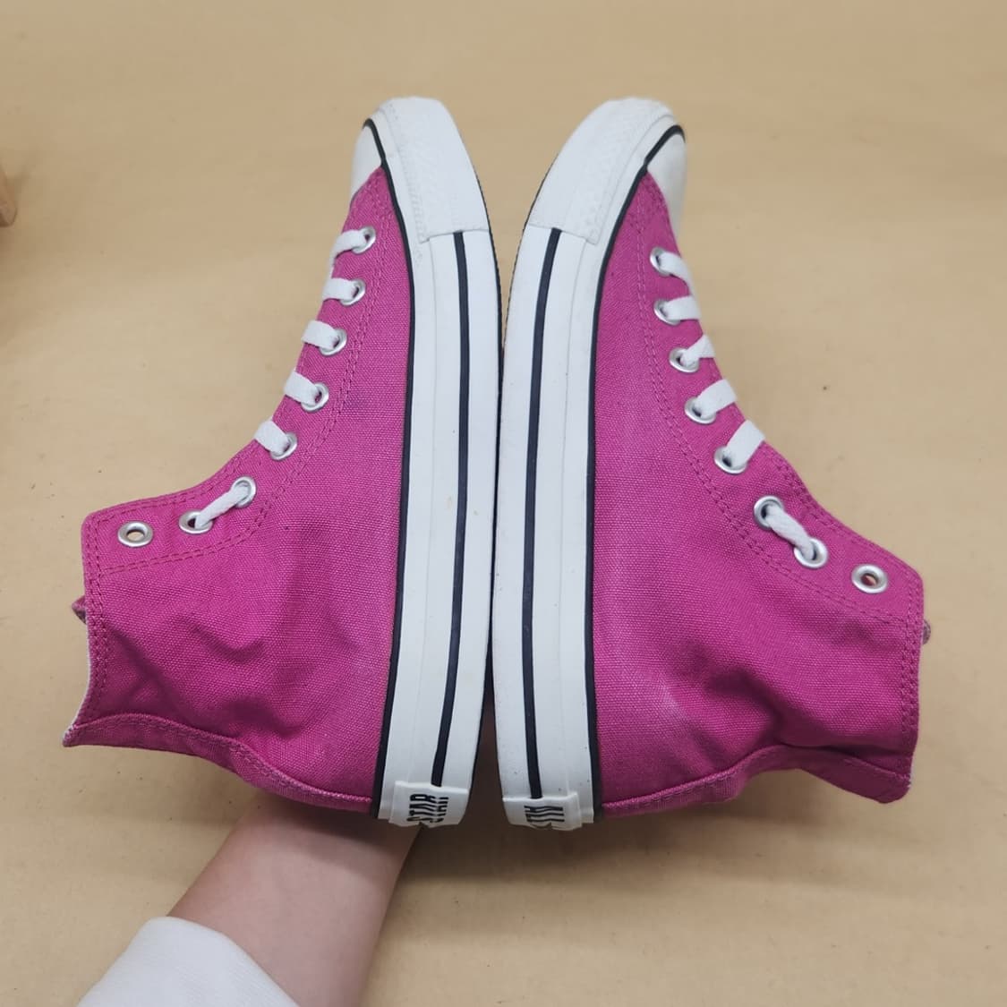 컨버스 척테일러 핑크 하이탑 250 상품이미지5