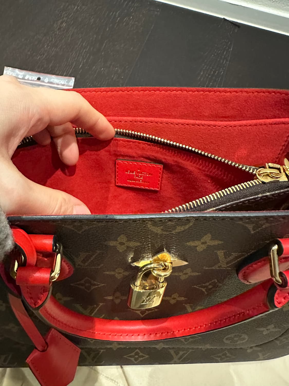 루이비통 플라워 토트백 2-WAY 풀박스 상품이미지7