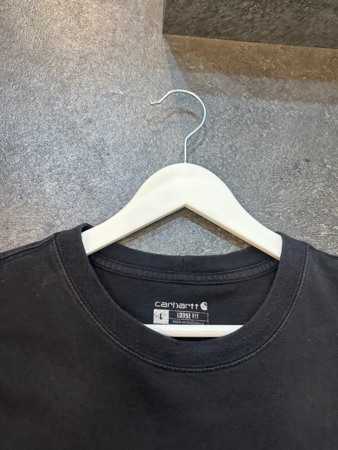 칼하트 루즈핏 반팔 티셔츠 블랙 L사이즈 상품이미지5