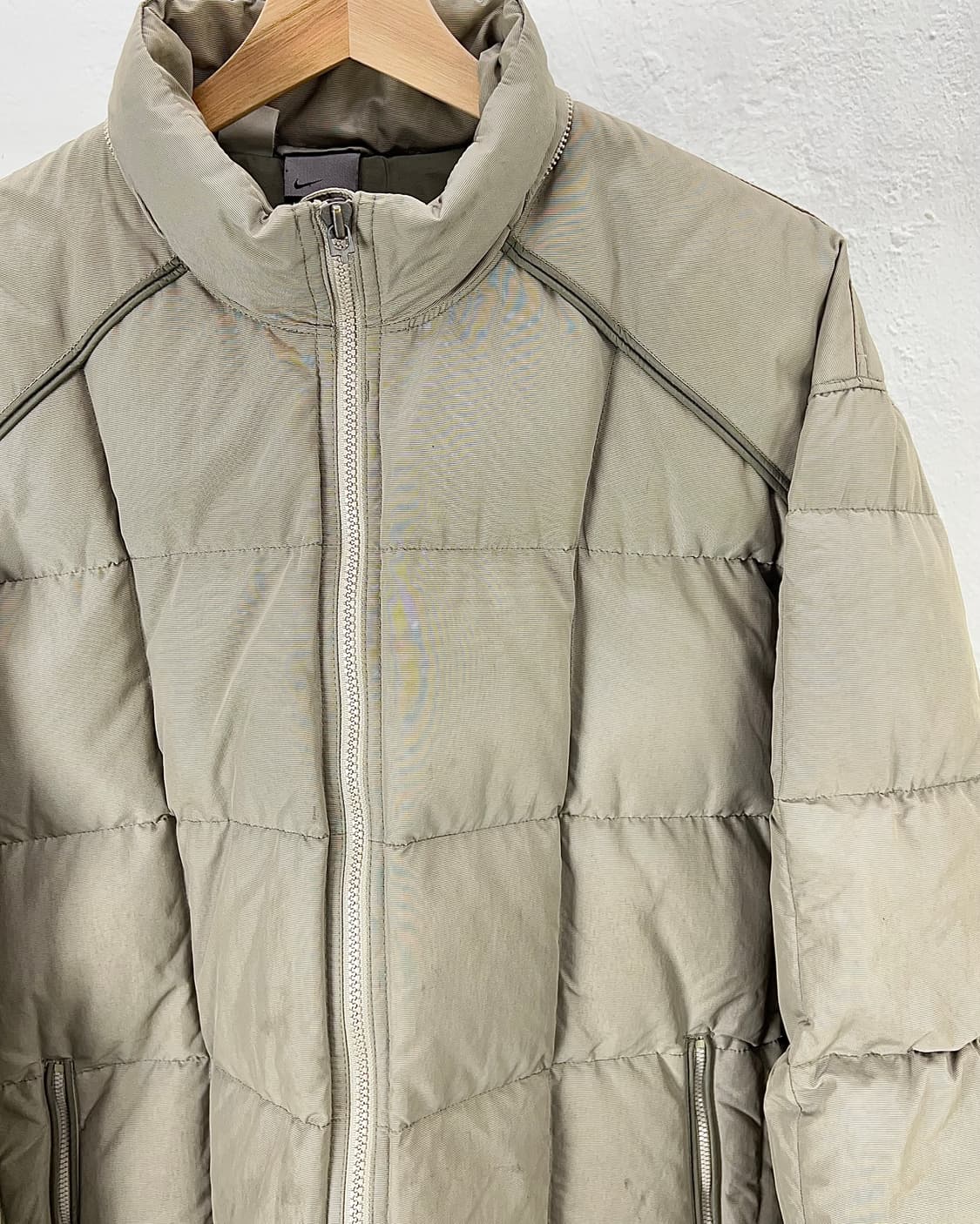 00s 나이키 라이트 그레이 덕다운 백 포켓 블록 패딩 상품이미지3