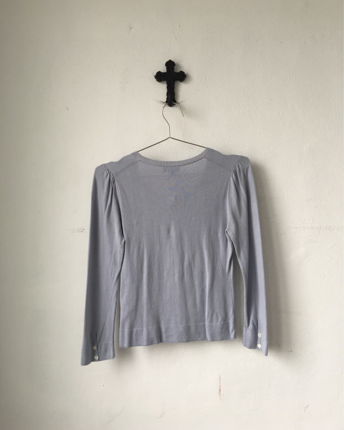 Layering point knit cardigan 상품이미지2